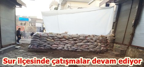 Sur ilçesinde çatışmalar devam ediyor