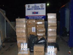 Diyarbakır’da 111 bin paket kaçak sigara ele geçirildi