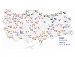 Türkiye genelinde hava durumu