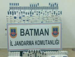 Batman’da 46 bin TL değerinde kaçak sigara ele geçirildi