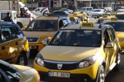 Batman’da taksiciler eylem yaptı