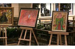 ‘Renklerin kardeşliği’ resim sergisinde barış vurgusu