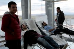 Öğrencilerden kan bağışı kampanyasına destek
