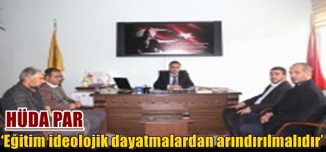HÜDA PAR, ‘Eğitim ideolojik dayatmalardan arındırılmalıdır’
