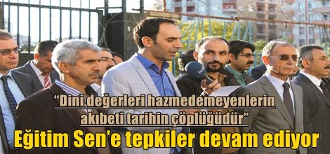 Eğitim Sen’e tepkiler devam ediyor