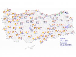 Türkiye genelinde hava durumu
