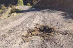 Bingöl’de  köy yoluna döşenen bomba  imha edildi