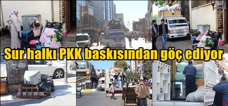Sur halkı PKK baskısından göç ediyor