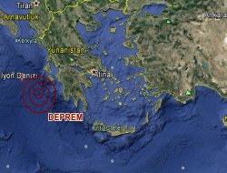 Yunanistan’da 4,3 büyüklüğünde deprem