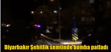 Diyarbakır’da polis aracının geçişinden sonra bomba patladı