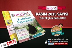 Nisanur Dergisi Kasım sayısı çıktı