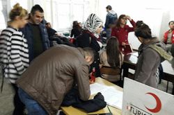 Siirt Üniversitesi Öğrencileri kan bağışında bulundu