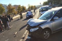 Diyarbakır’da maddi hasarlı kaza