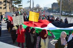 Kayseri’de Filistin’e destek yürüyüşü düzenlendi