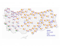 Türkiye genelinde hava durumu