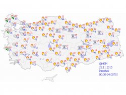 Türkiye genelinde hava durumu