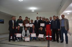 Batman İl Sağlık Müdürlüğü temel ilk yardım eğitimi verdi