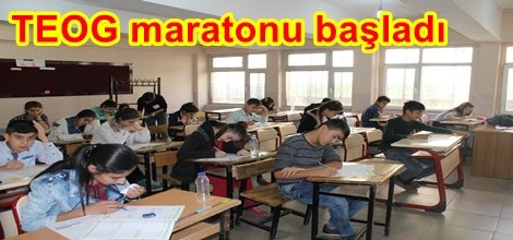 TEOG maratonu başladı