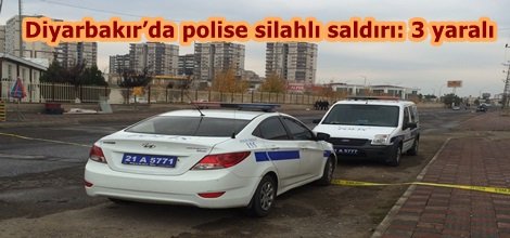 Diyarbakır’da polise silahlı saldırı: 3 yaralı