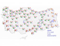 Türkiye genelinde hava durumu