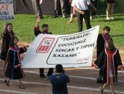 'Tebrikler, çocuğunuz Sincan F Tipini kazandı'