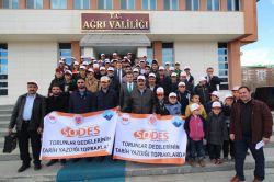 Ağrı'dan 90 kişilik grup Çanakkale gezisi için yola çıktı