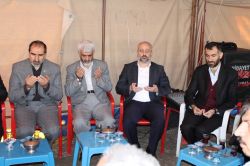 HÜDA PAR'dan Tetik ailesine taziye ziyareti