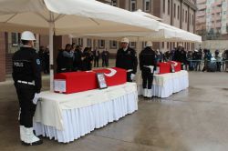 Hayatını kaybeden polisler memleketlerine gönderildi