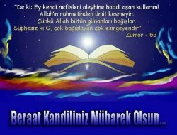 Bu gece Berat Kandili