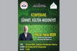 Kayseri’de “Sünnet, Kültür, Medeniyet konferansı” düzenlenecek