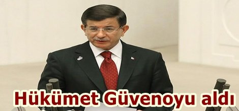 Hükümet güvenoyu aldı