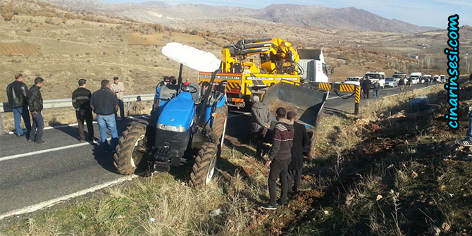 Çermik-Çüngüş yolu Sinek köyü mevkiinde kaza