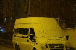 Diyarbakır’da kısa süreli yoğun kar yağışı