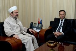 Diyanet İşleri Başkanı Görmez, Vali Aksoy’u ziyaret etti