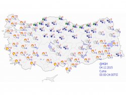 Yurtta buzlanma, don ve sis uyarısı