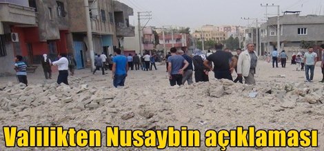 Valilikten Nusaybin açıklaması