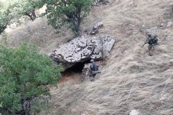 Batman'da PKK'ye ait 5 sığınak imha edildi