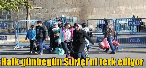 Halk günbegün Suriçi’ni terk ediyor