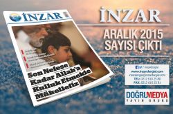 İnzar Dergisi Aralık 2015 sayısı çıktı