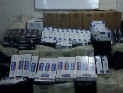 Bingöl’ün Solhan İlçesi'nde 21 bin paket kaçak sigara ele geçirildi