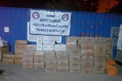 Batman’da 56 bin paket kaçak sigara ele geçirildi