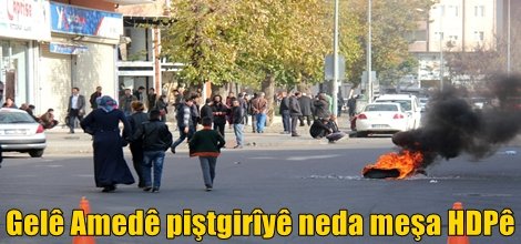 Gelê Amedê piştgirîyê neda meşa HDPê