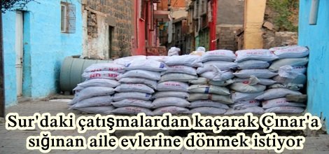 Çatışmalardan kaçan halk evlerine dönmek istiyor