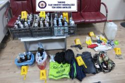 Tarsus’ta 162 Molotof ele geçirildi