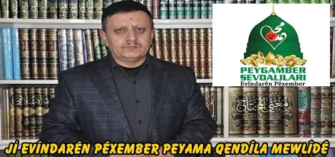 Ji evîndarên Pêxember peyama Qendîla Mewlîdê
