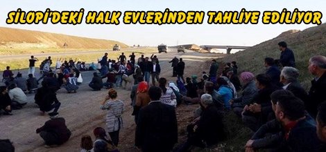 Silopi’deki halk evlerinden tahliye ediliyor
