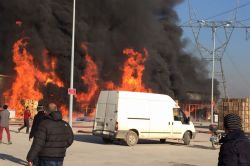 Kocaeli’nde korkutan yangın