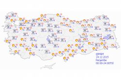 Türkiye genelinde hava durumu