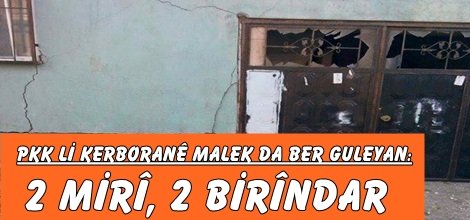 PKK li Kerboranê malek da ber guleyan: 2 mirî, 2 birîndar