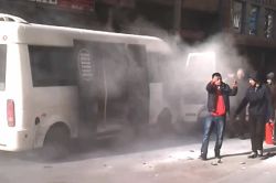 Şehir içi minibüsleri diken üstünde